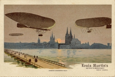 Die großen Luftschiffmanöver zu Cöln von 1909 und 1910