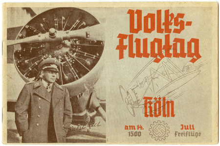 Flugtag 1935 Kln Butzweilerhof mit Kunstflugweltmeister Gerhard Fieseler