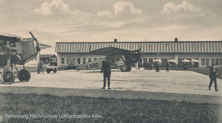 Vorfeld Flughafen Kln Butzweilerhof 1926