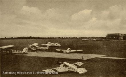 Vorfeld Flughafen Kln Butzweilerhof 1926 Junkers F 13