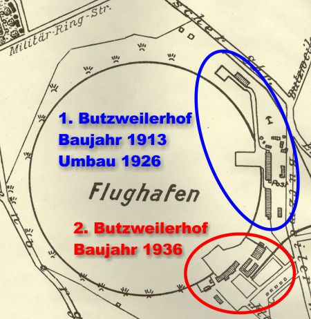 Die Entwicklung des Kölner FLughafen Butzweilerhof