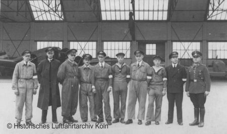 Personal des Flughafen Köln Butzweilerhof 1926