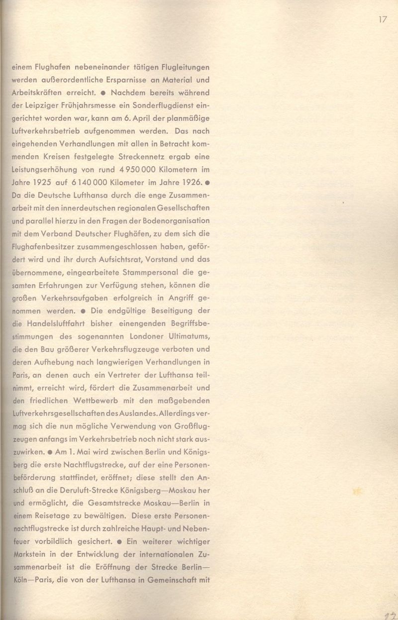 Jahrbuch der Lufthansa 1926 - 1936
