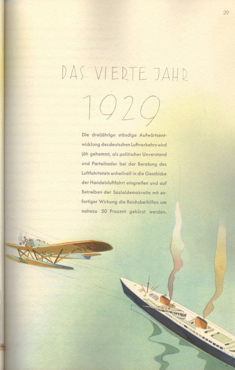 Jahrbuch der Lufthansa 1926 - 1936