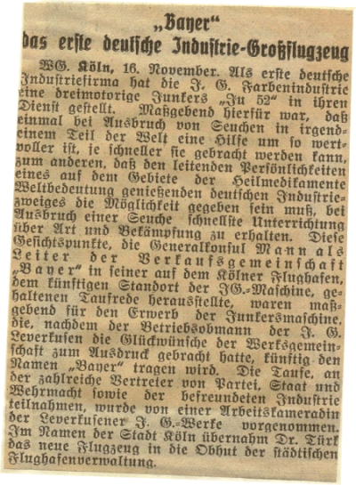 Düsseldorfer Nachrichten 17.11.1937 