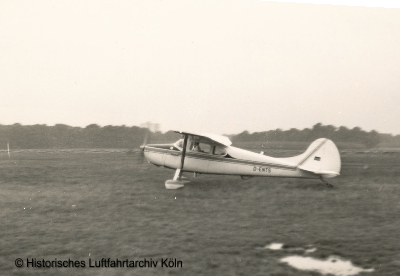 D-ENTS Cessna 170 B - Sternflug "Luftschlacht um England" 1969 Butzweilerhof