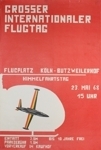 1968 Plakat Großer internationaler Flugtag auf dem Flugplatz Köln Butzweilerhof