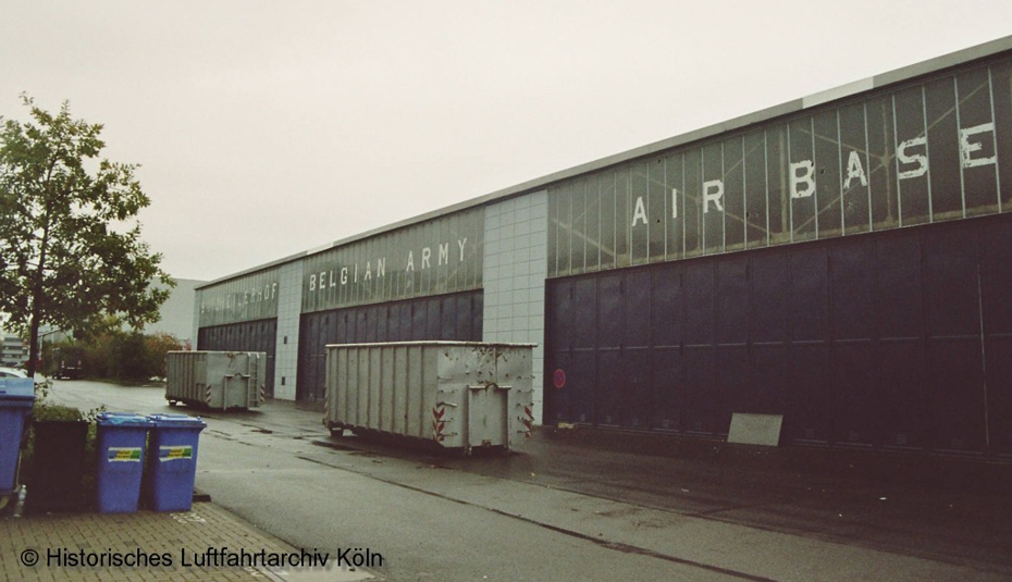 Flugzzeughallen der Belgian Army Air Base Butzweilerhof