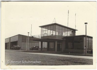 Der Belgische Tower Butzweilerhof um 1960.