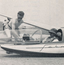 Erfahrungsaustausch während der SegelflugWM auf dem Butz 1960